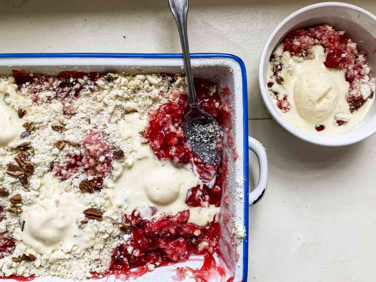 Cherry Pecan Dump Cake
