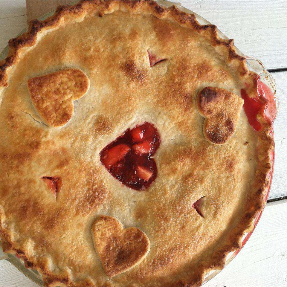 Cherry Rhubarb Tart