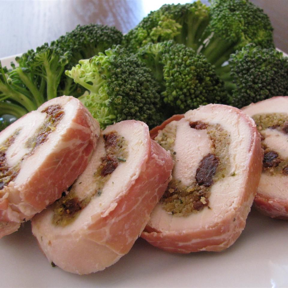 Cherry-Stuffed Chicken Wrapped in Prosciutto