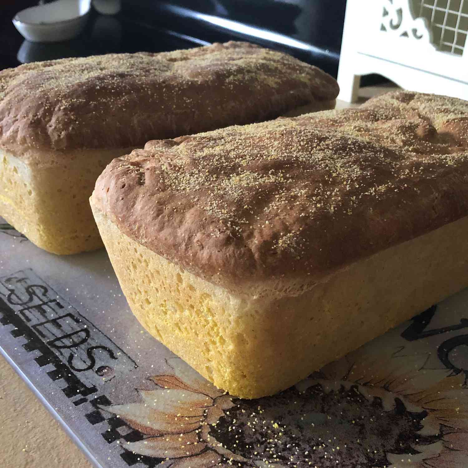 Chewy English Muffin Loaf
