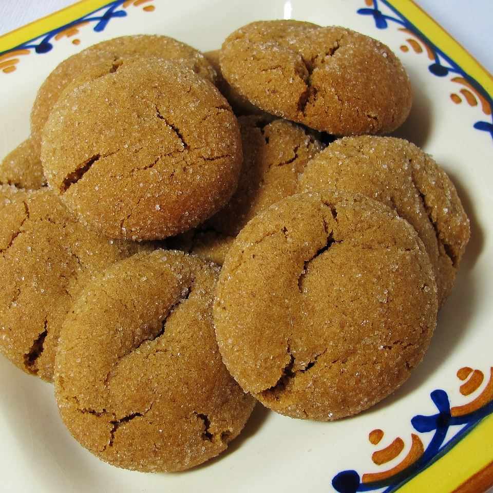 Chewy Gingersnap Cookies