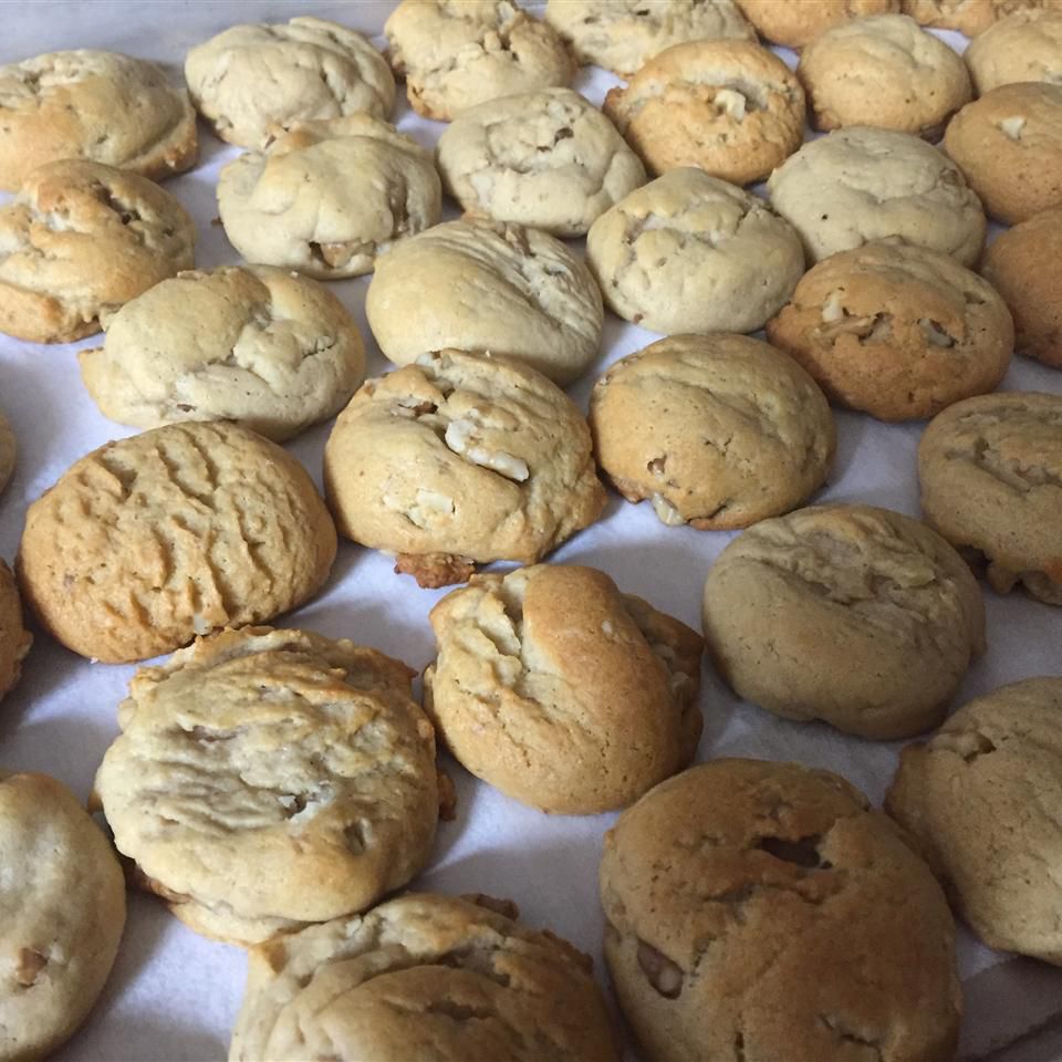Chewy Honey Walnut Cookies