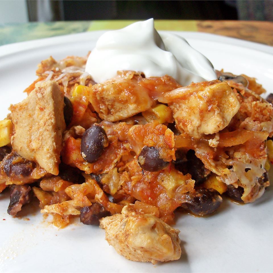 Chicken and Black Bean Casserole