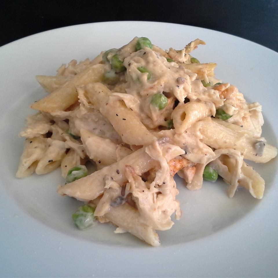 Chicken and Pea Pasta Casserole