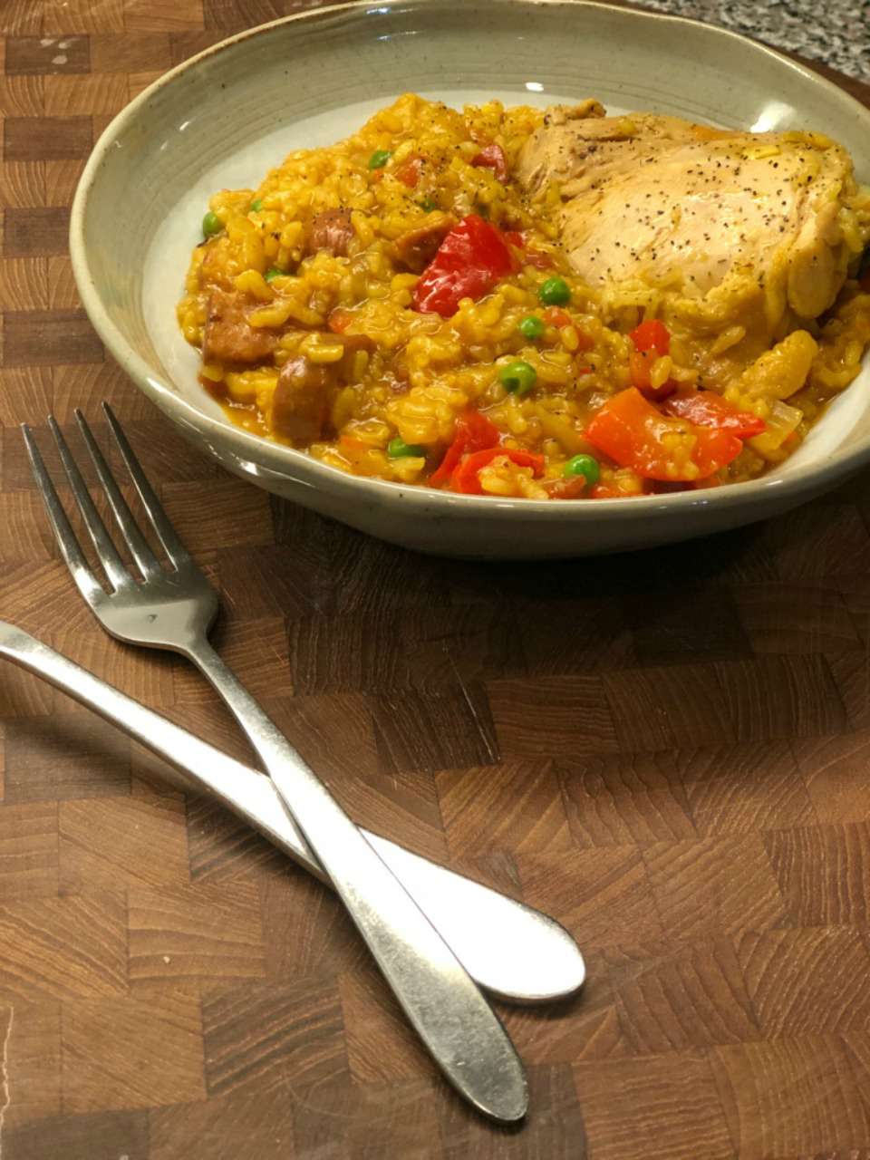Chicken and Sausage Paella