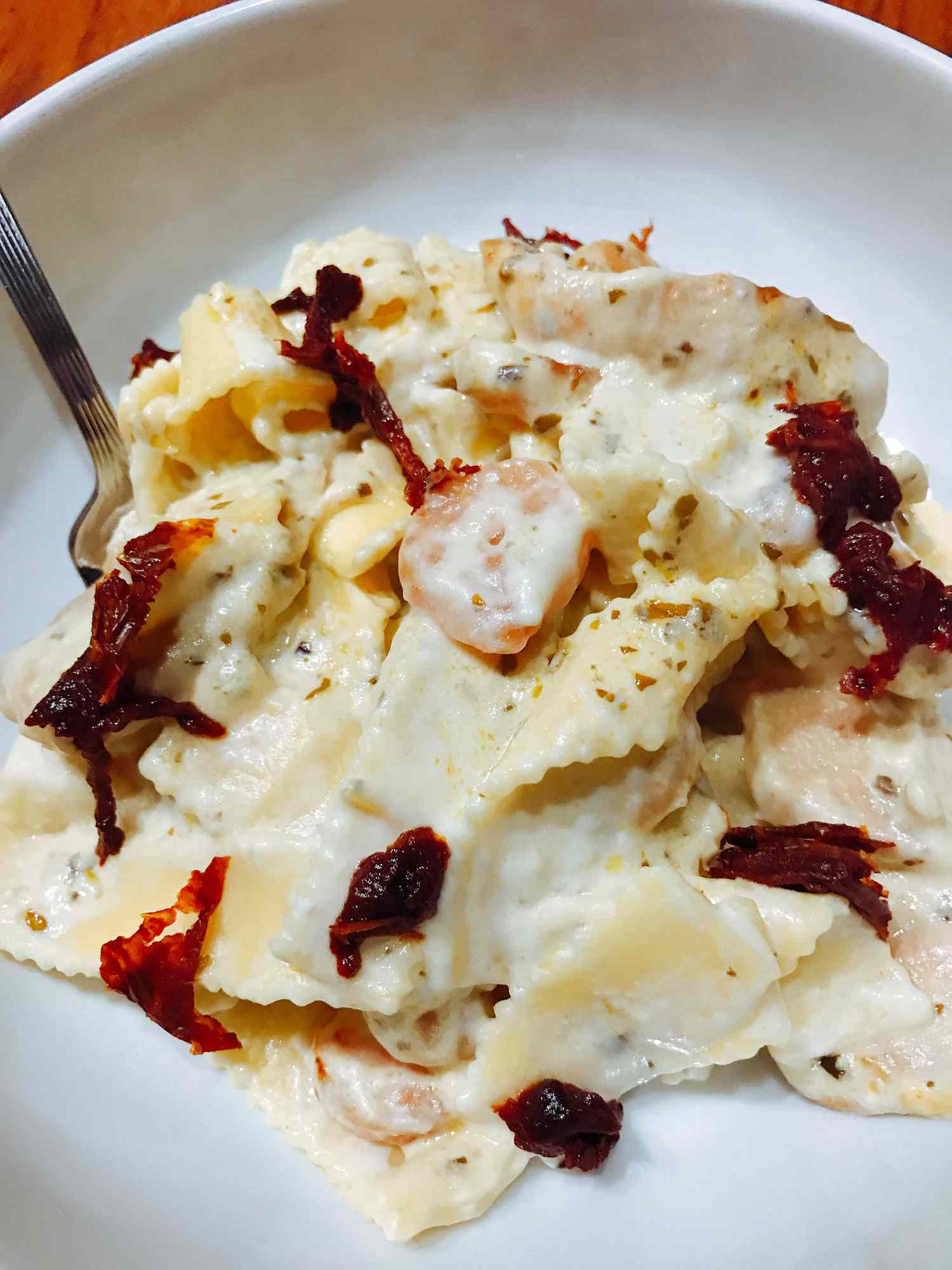 Chicken and Shrimp Alfredo