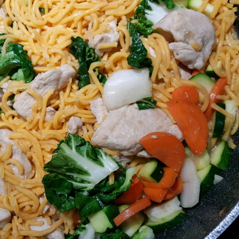Chicken and Vegetable Chow Mein