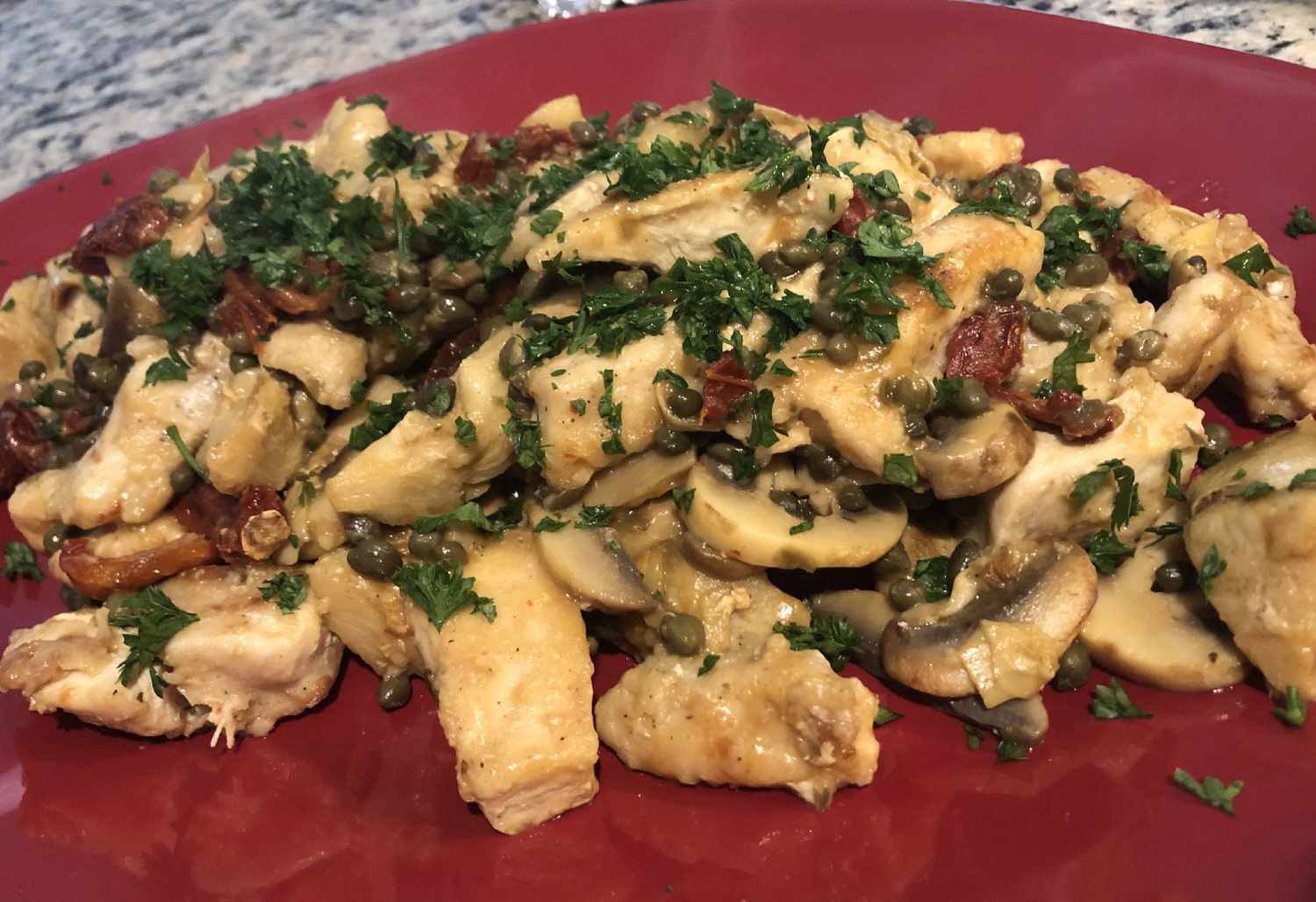 Chicken Cutlets with Artichokes and Capers