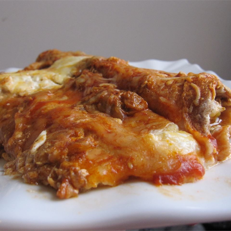 Chicken Enchiladas with Cottage Cheese