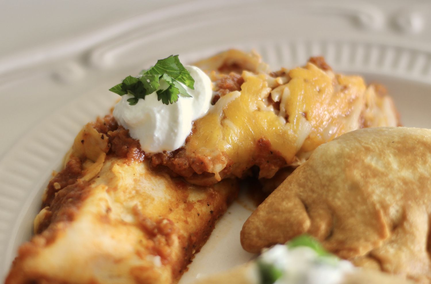 Chicken Enchiladas with Green Chili Sauce