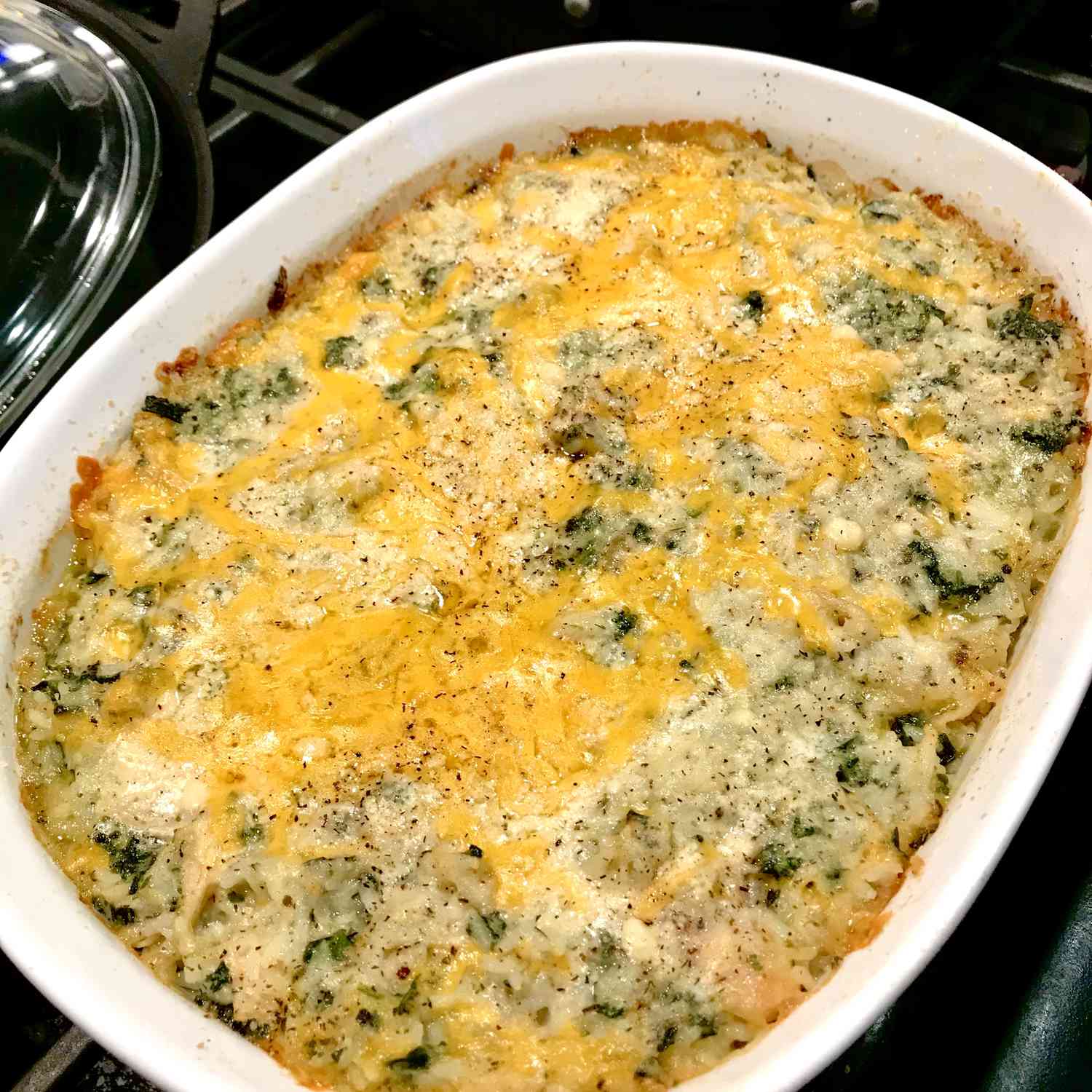 Chicken Florentine Rice Bake