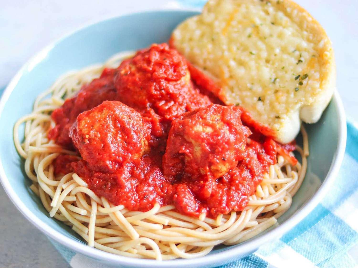 Chicken Meatball Spaghetti