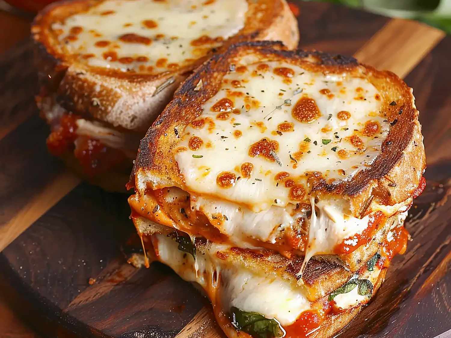 Chicken Parmesan Grilled Cheese