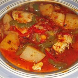 Chicken Pizzaiola with Vegetables