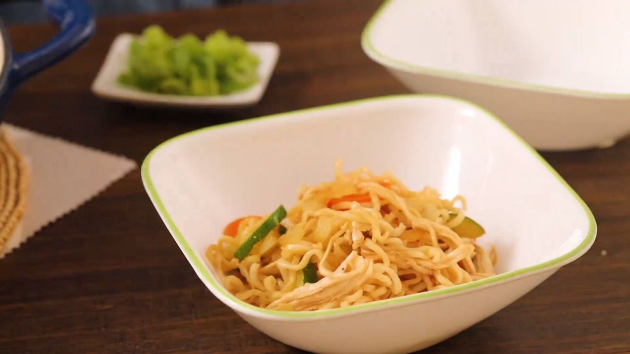 Chicken Ramen with Teriyaki Sauce