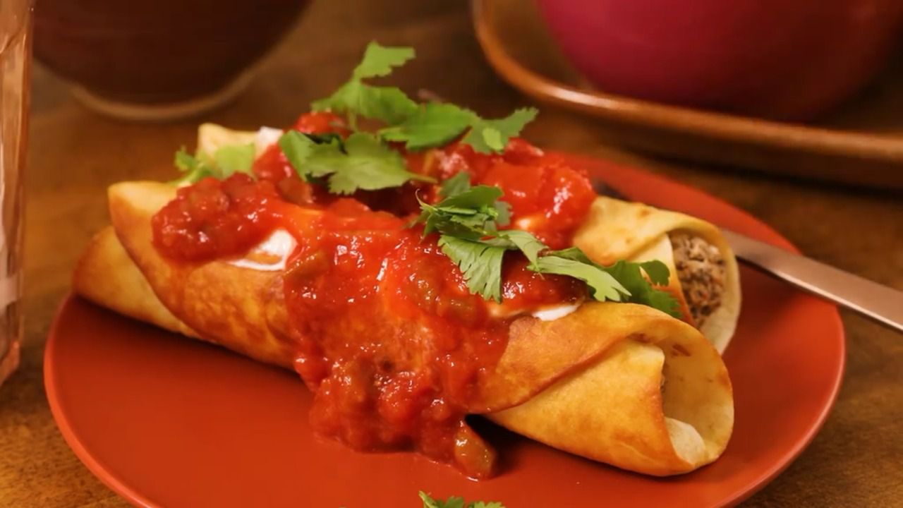 Chicken Rolled Tacos