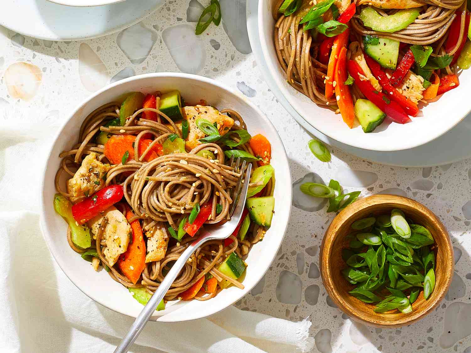 Chicken Sesame Soba Salad