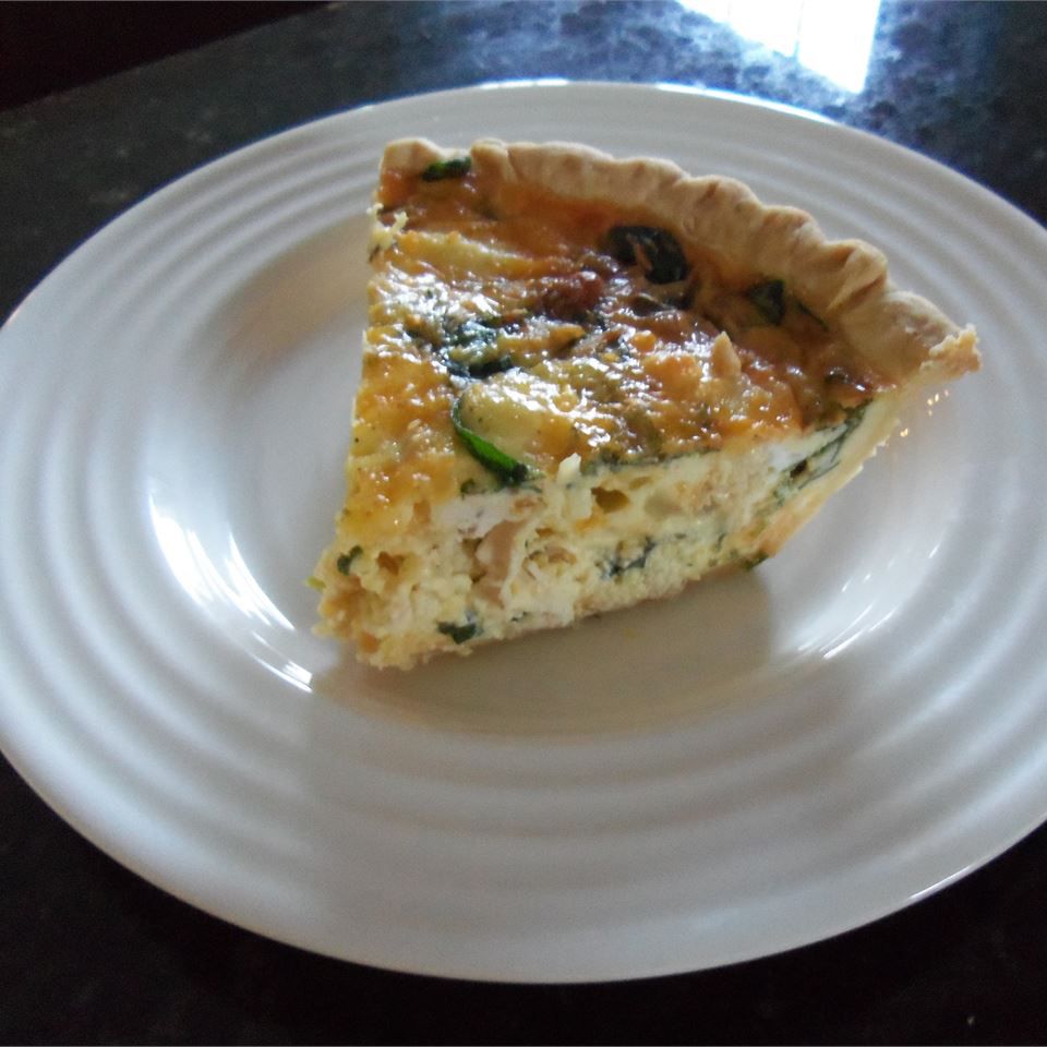 Chicken Spinach Quiche