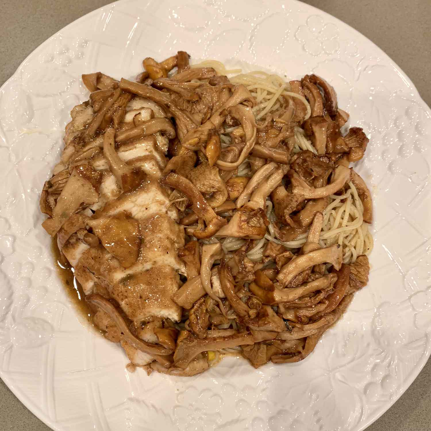 Chicken with Chanterelle Mushrooms and Marsala