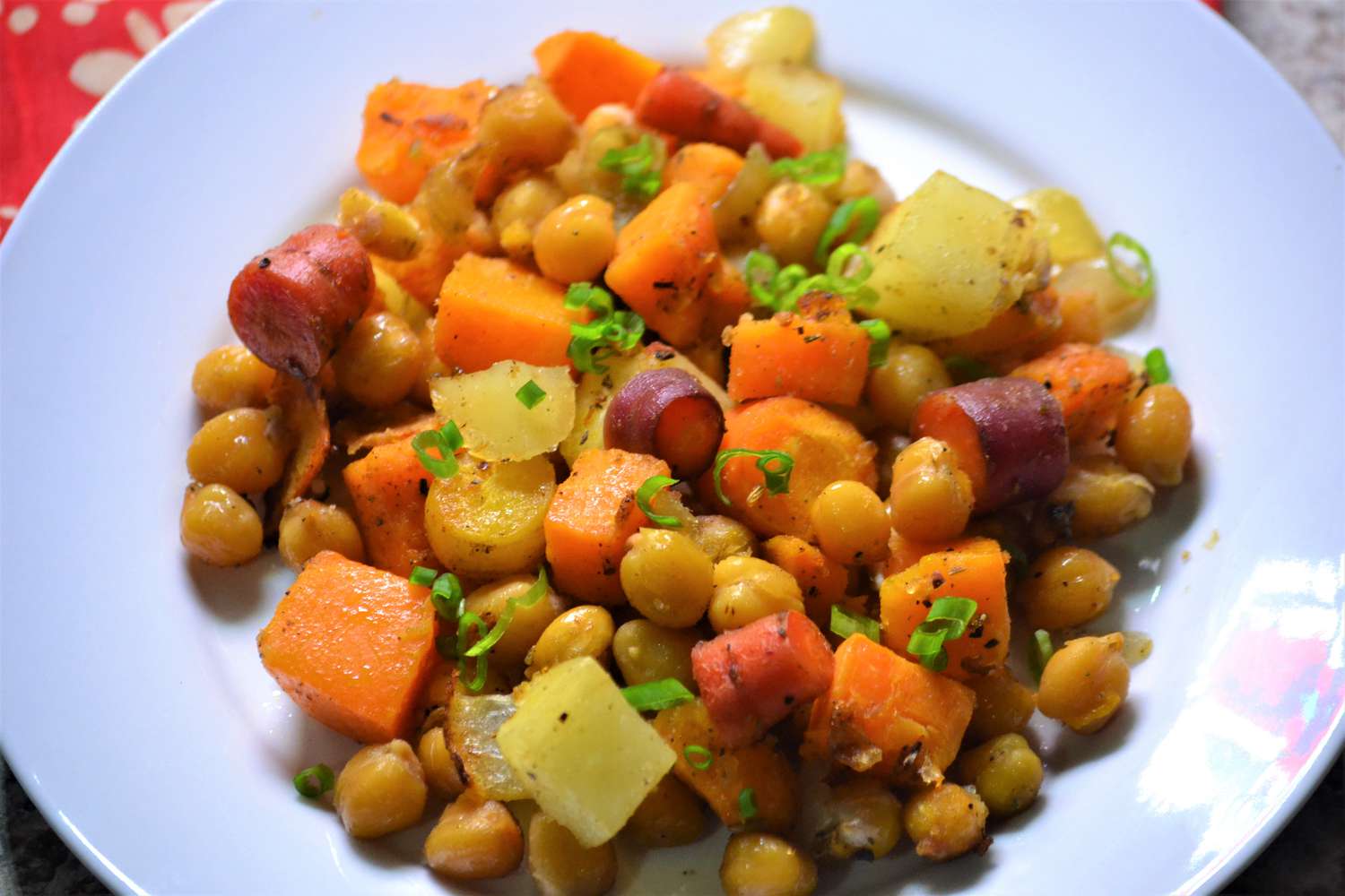 Chickpea and Veggie Sheet Pan Dinner