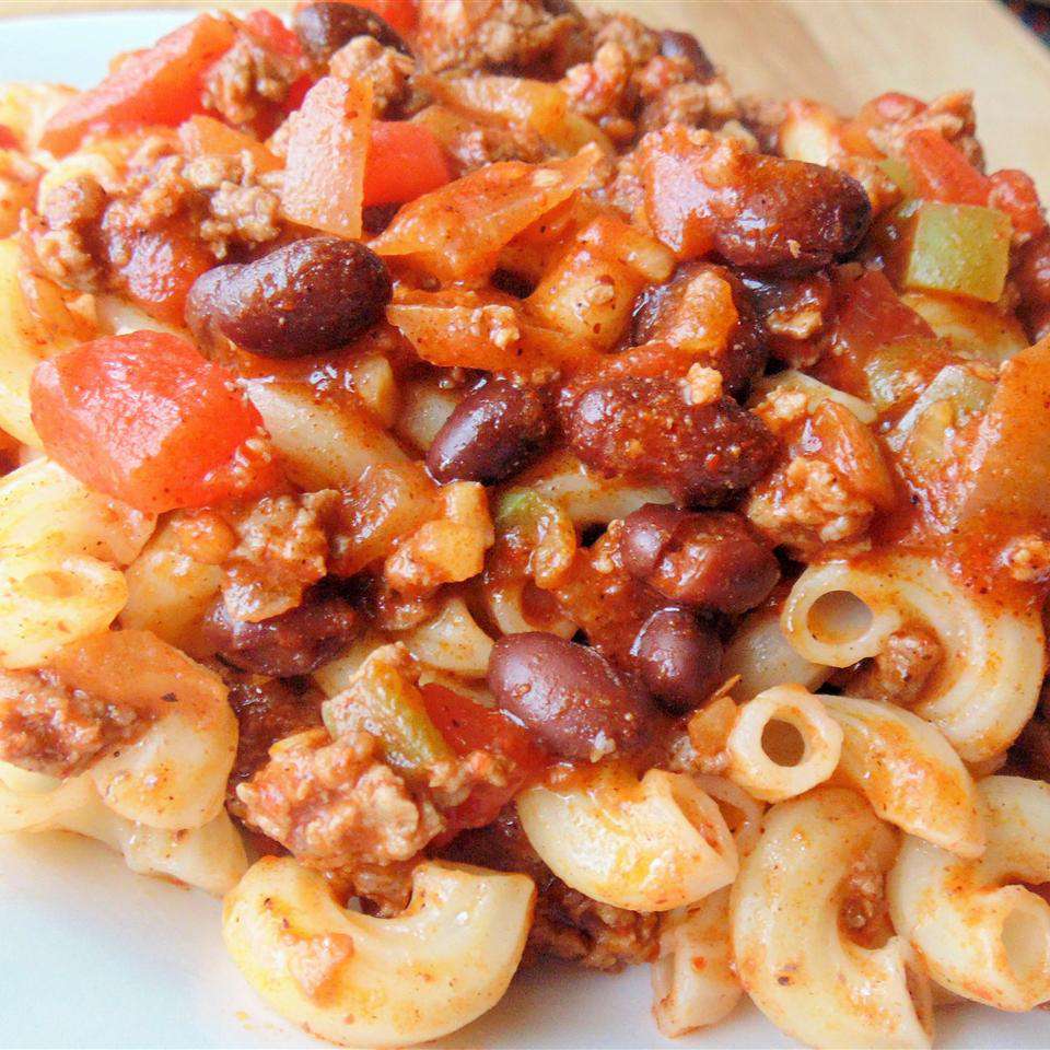 Chili Cavatappi Bake