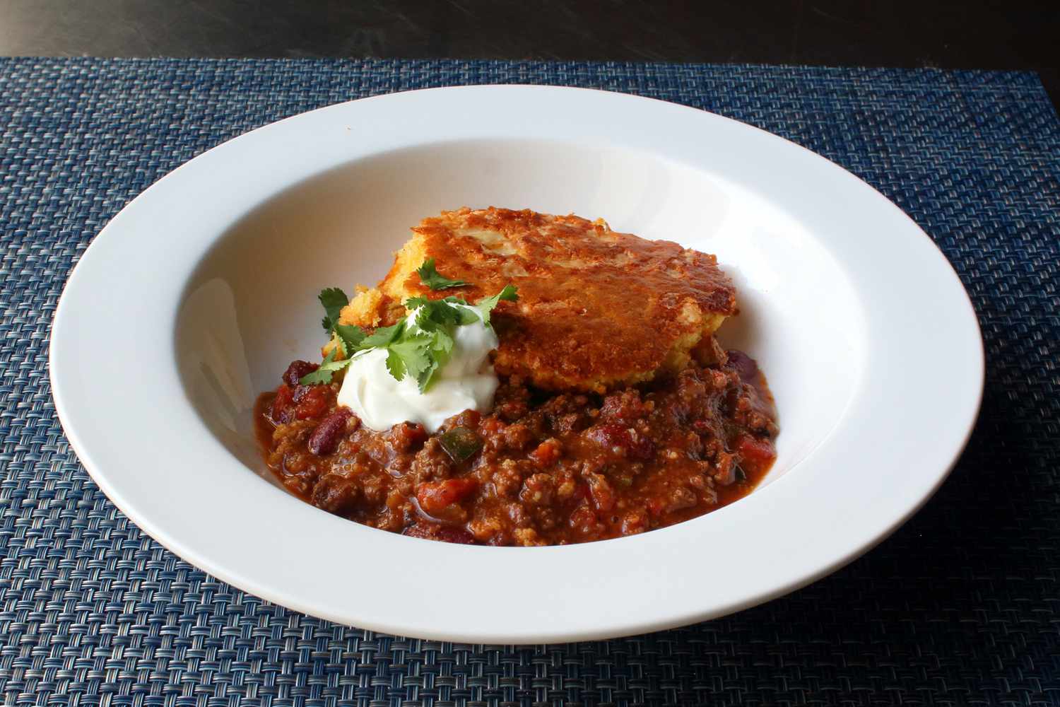 Chili Cornbread Bake