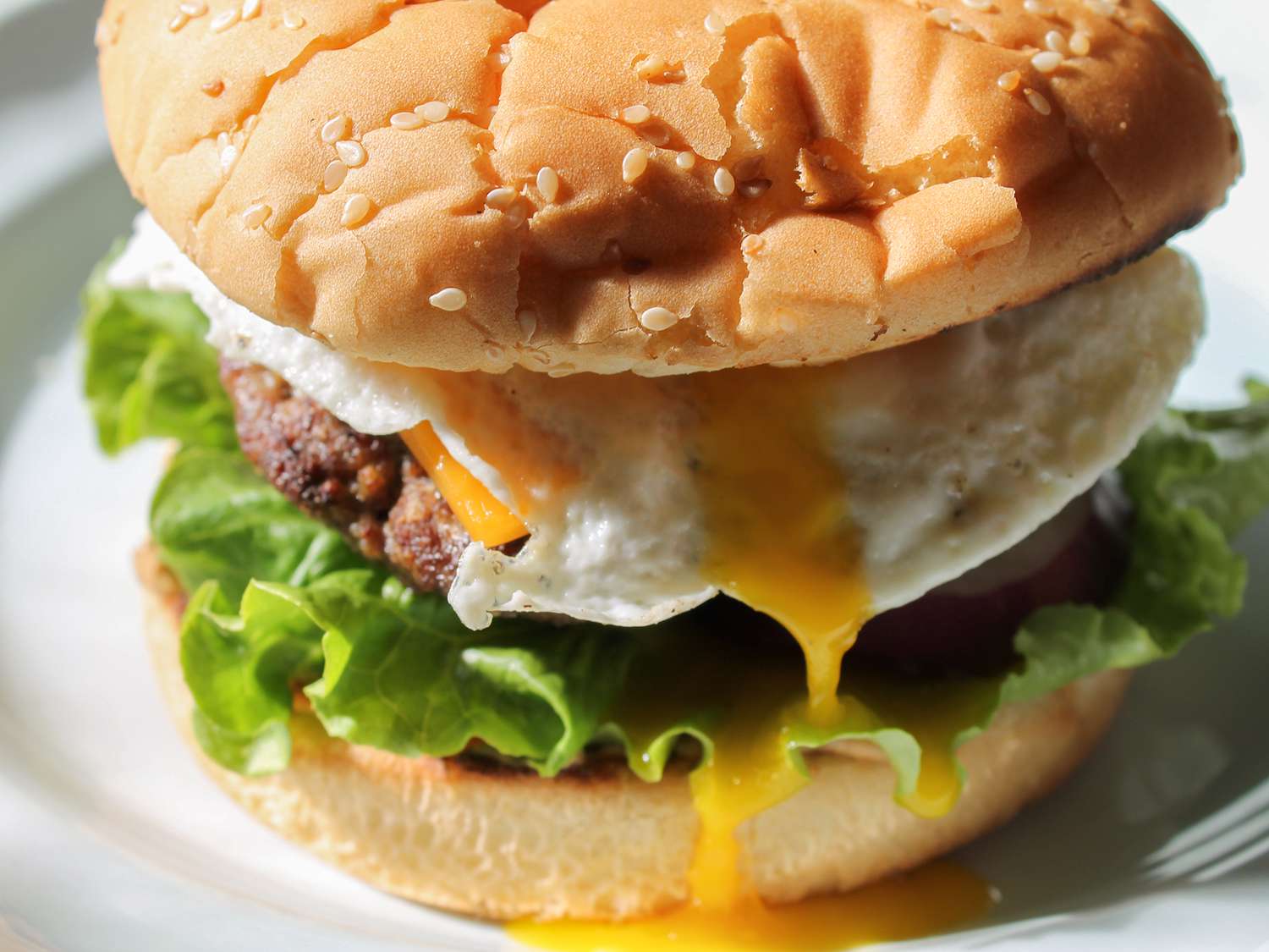 Chipotle Aioli Burger with Sunny Egg