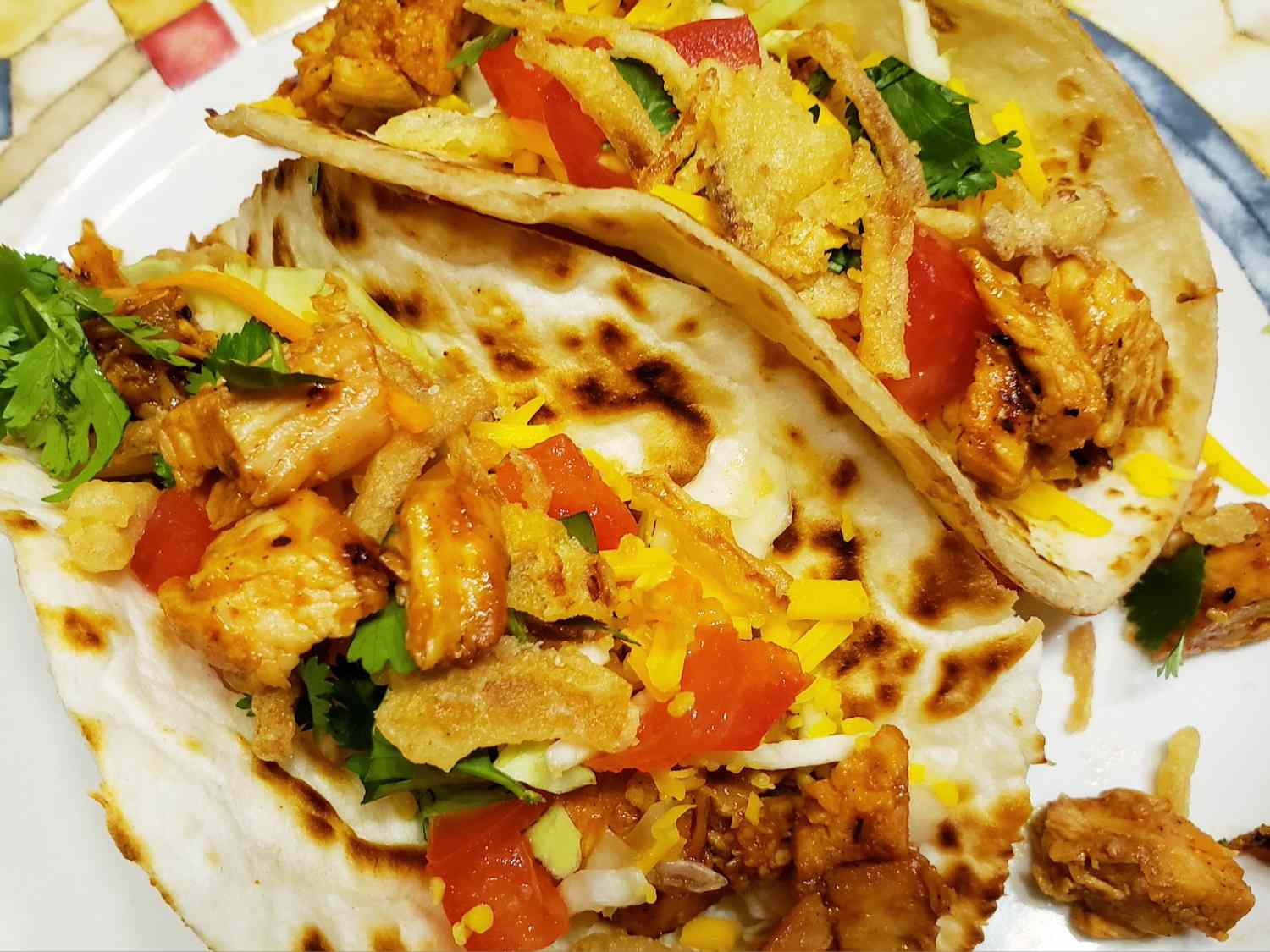Chipotle BBQ Chicken Tacos