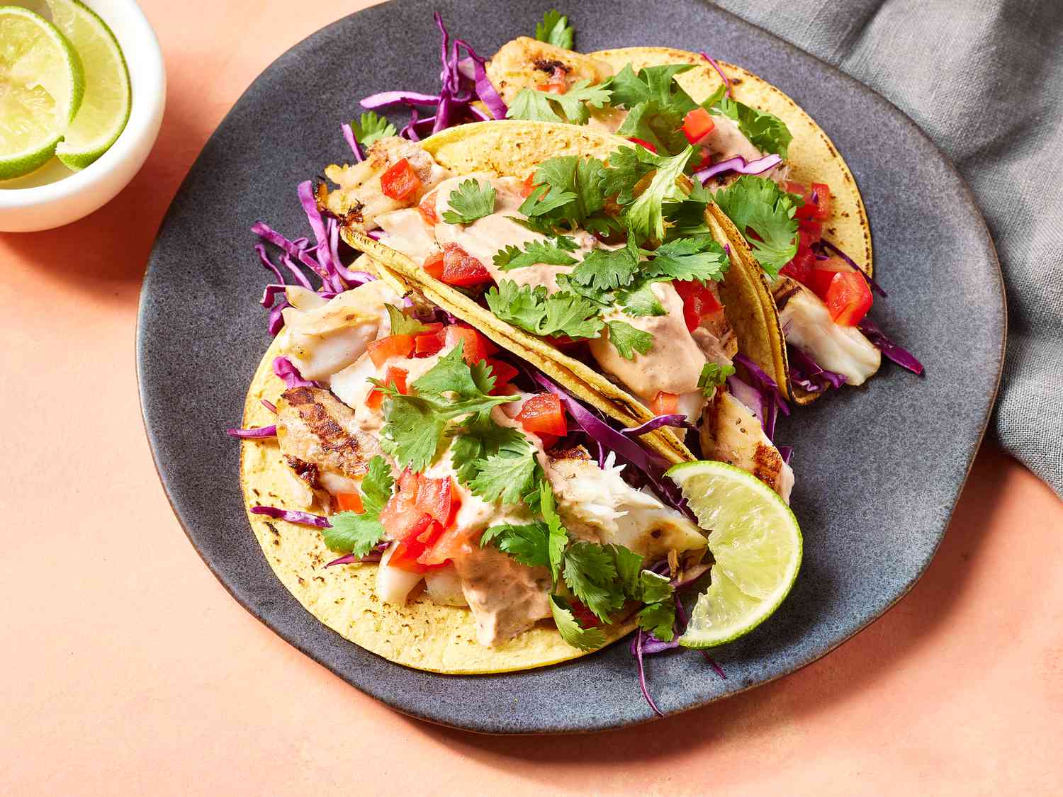 Chipotle Lime Grilled Fish Tacos