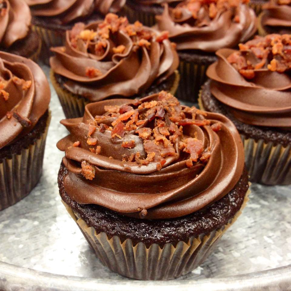Chocolate Bacon Cupcakes