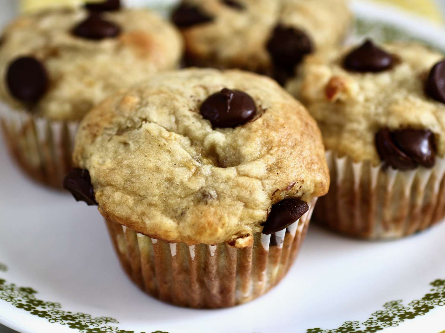Chocolate Chip Banana Muffins