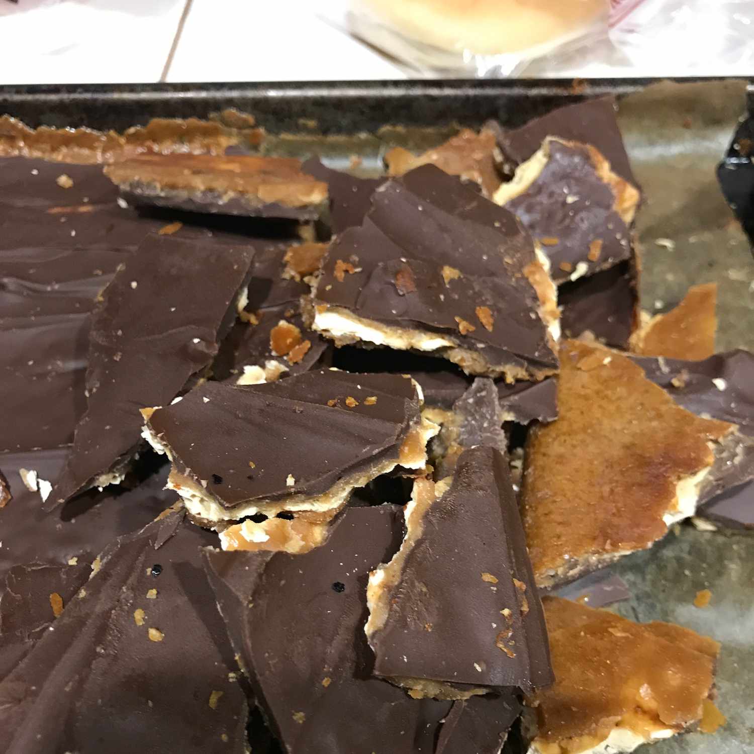 Chocolate Matzoh Crunch