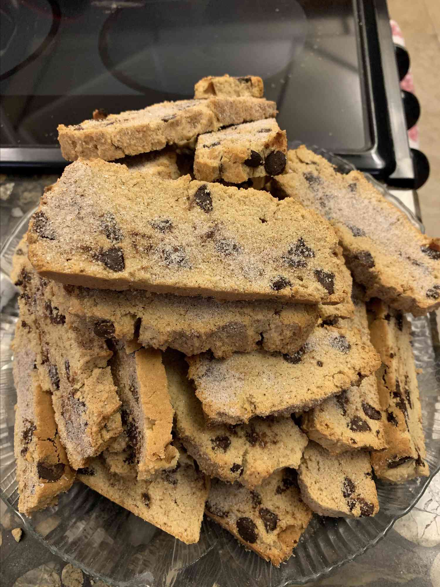 Chocolate Nut Mandel Bread for Passover