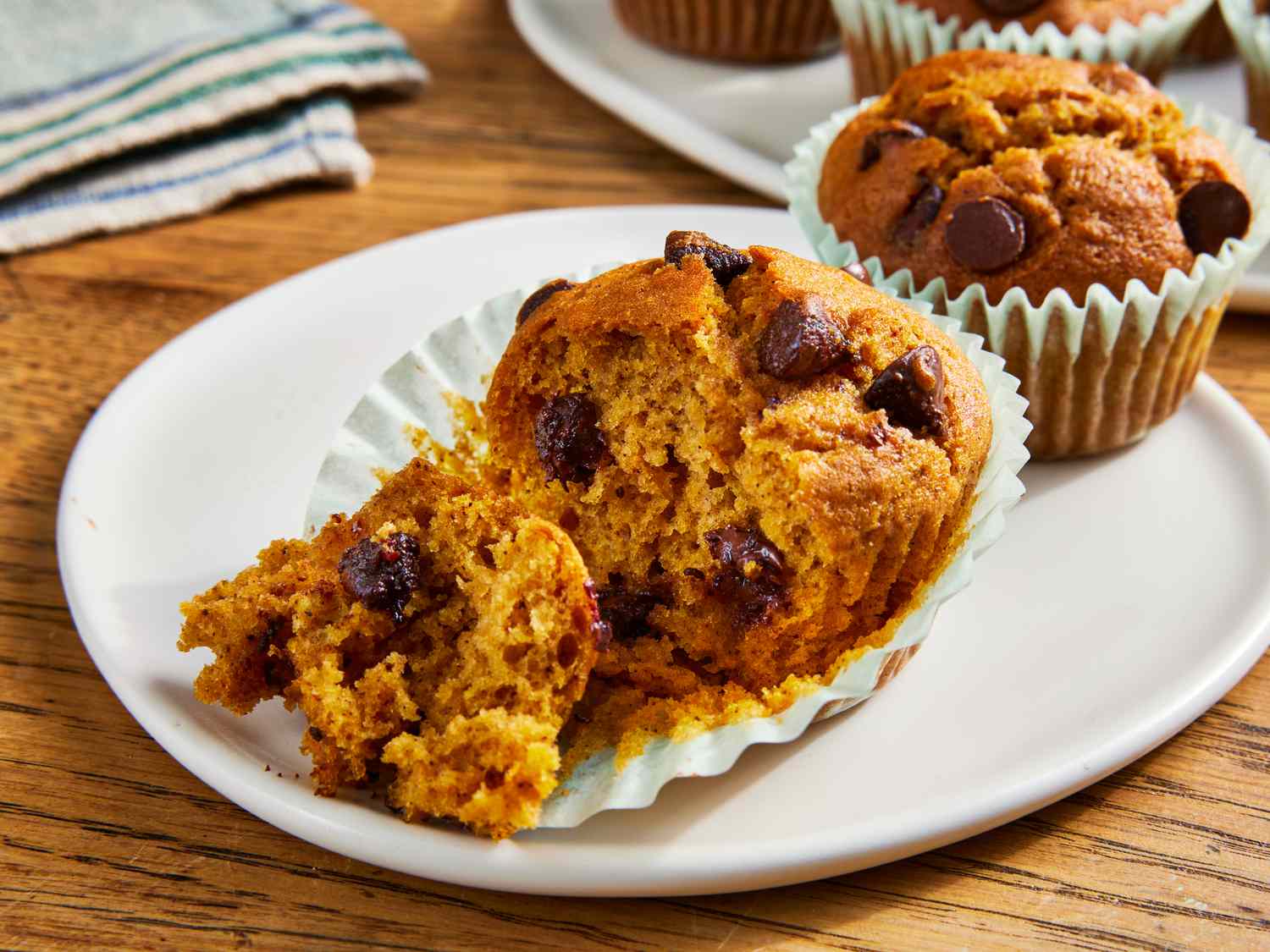 Chocolate Pumpkin Muffins
