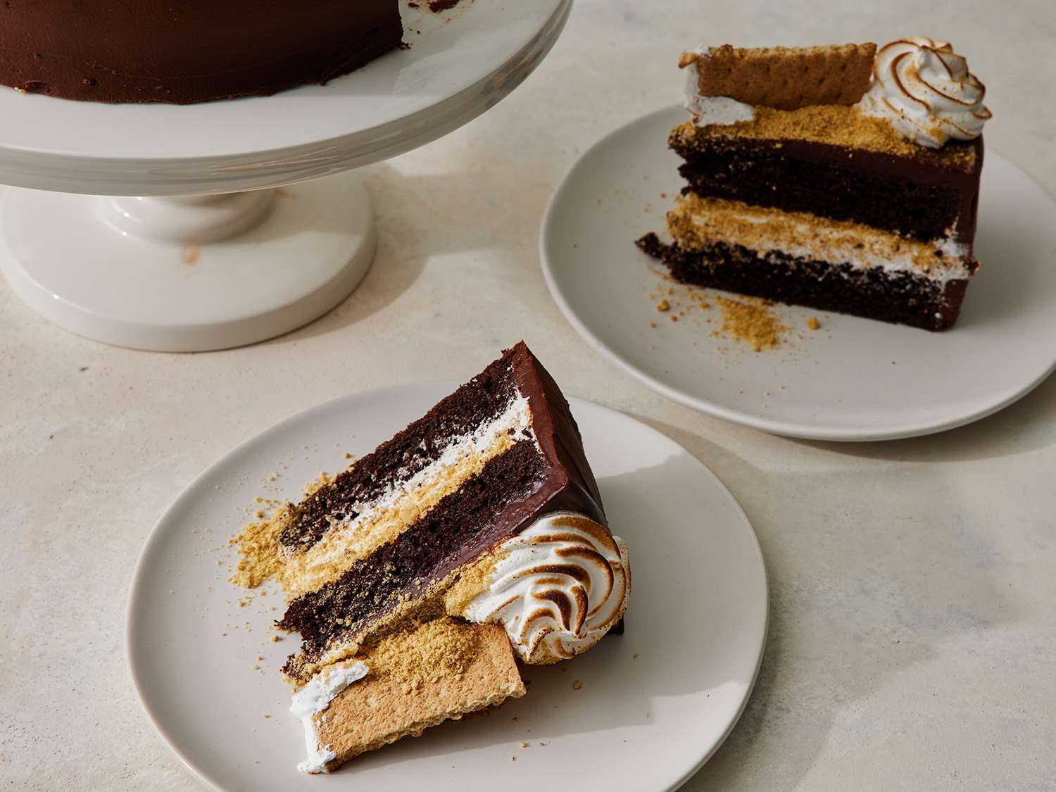 Chocolate S'mores Cake