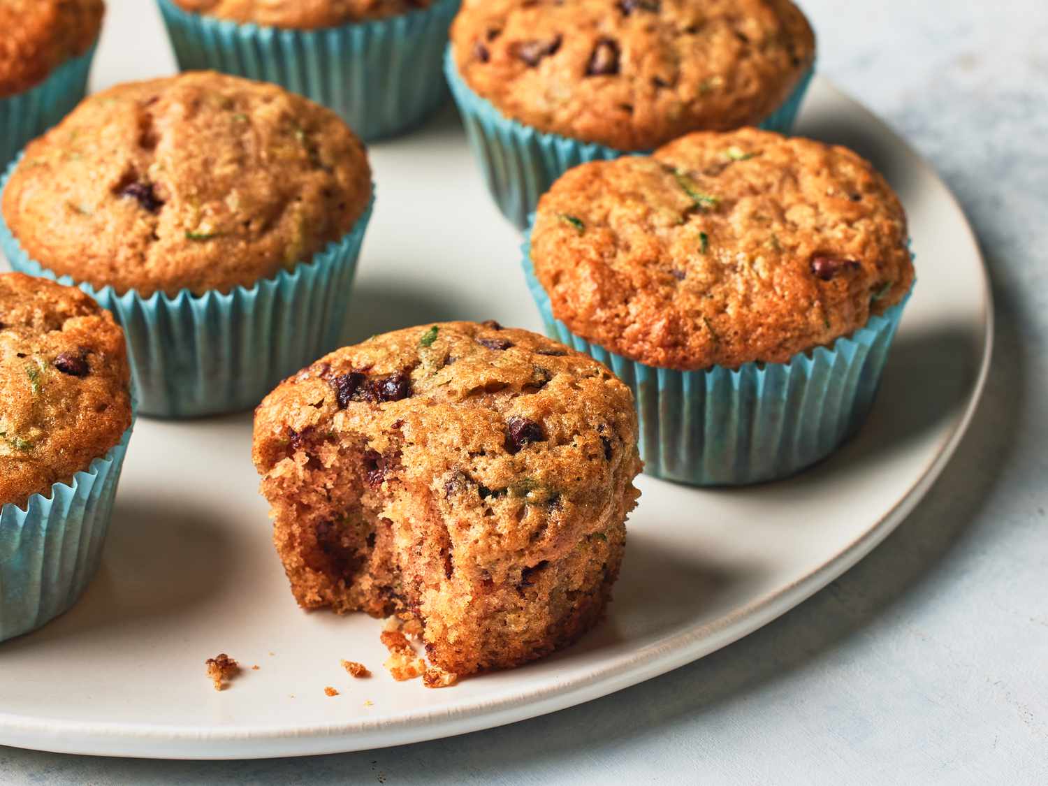 Chocolate Zucchini Muffins