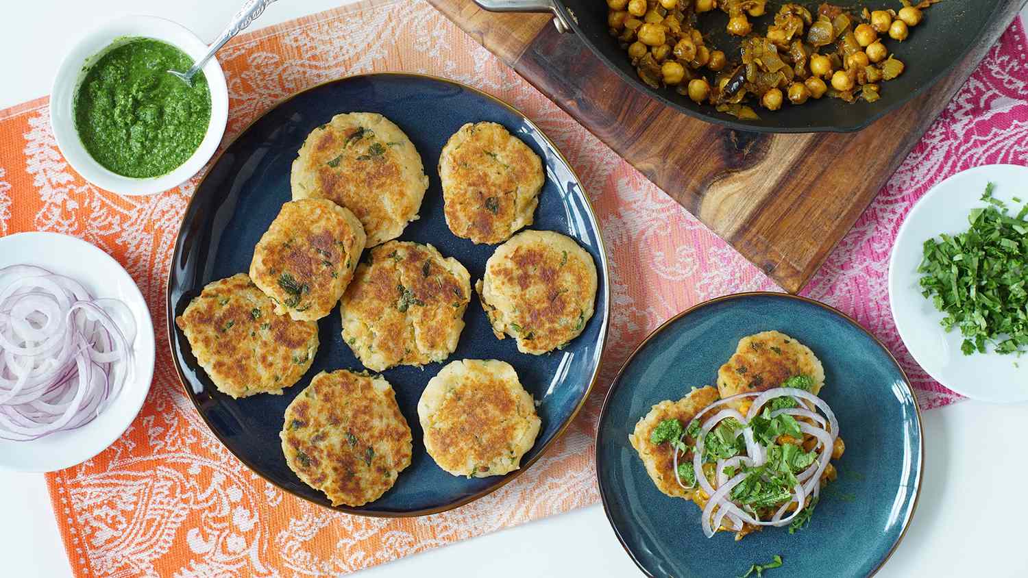 Chole Aloo Tikki