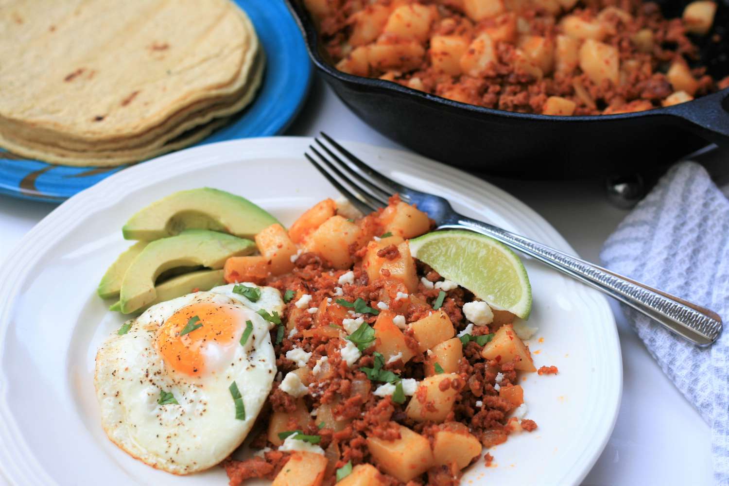Chorizo and Potato Skillet