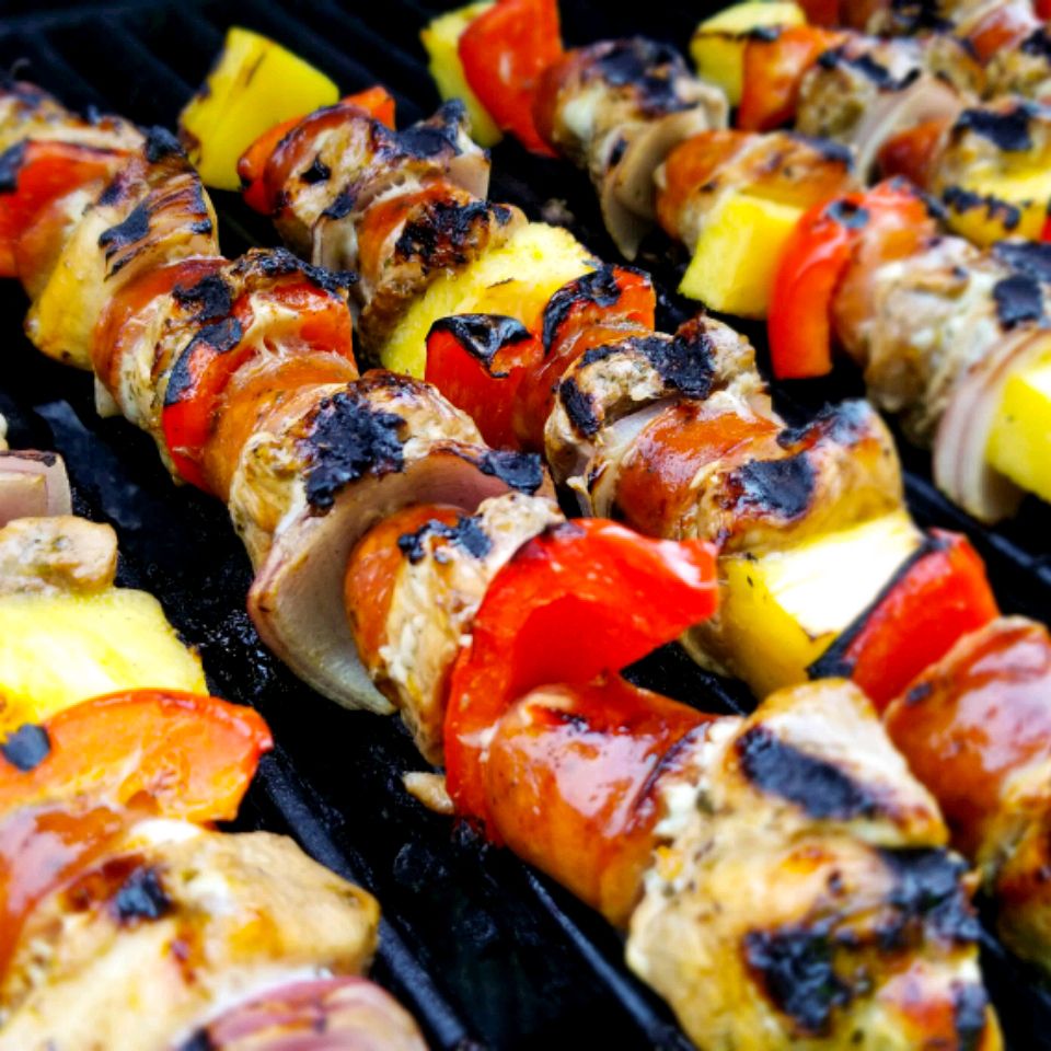 Chorizo Chicken Skewers
