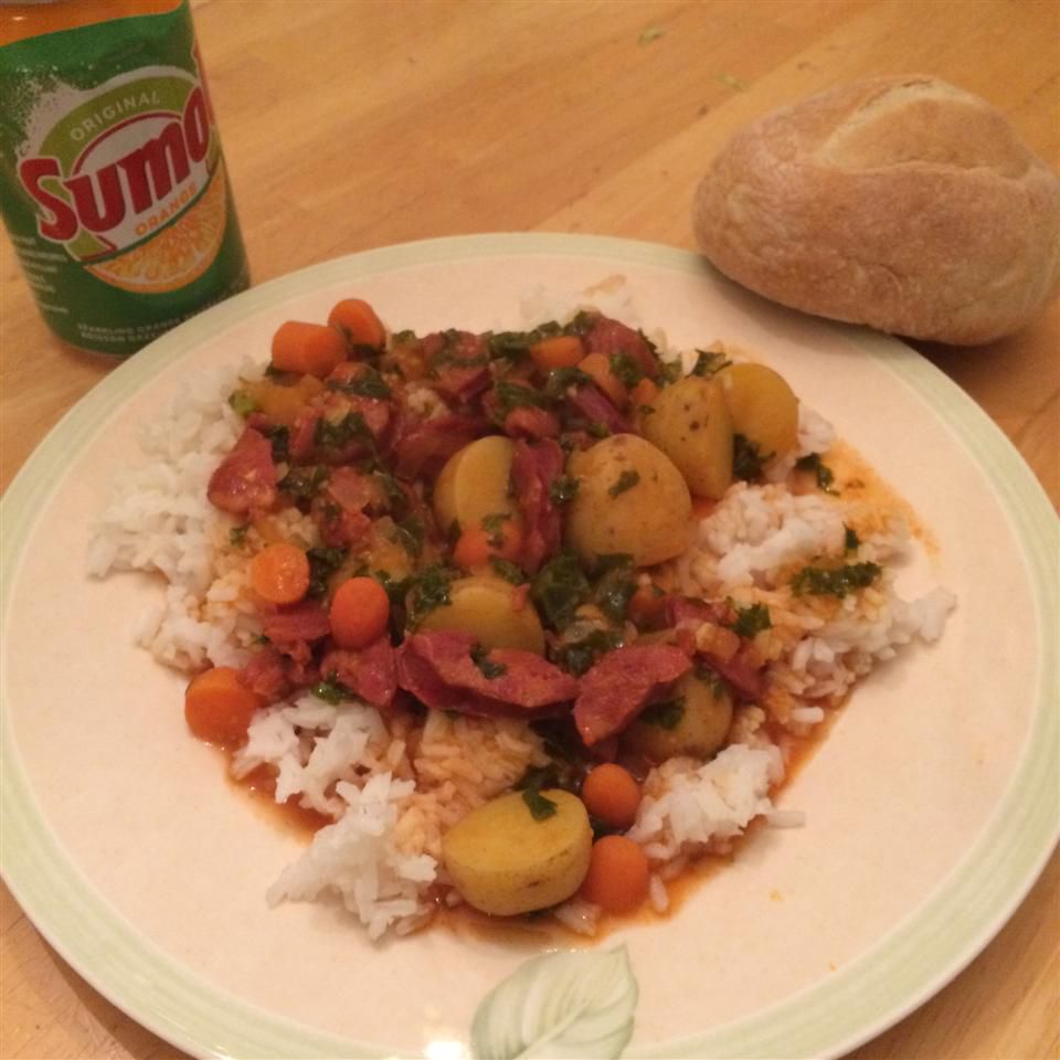 Chourico and Green Bean Stew