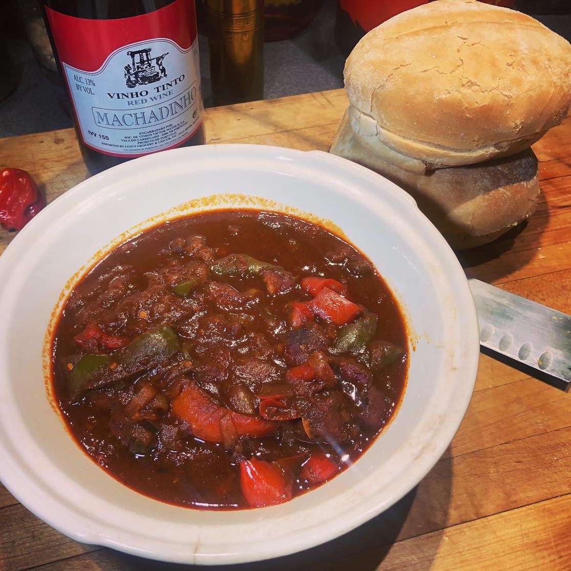 Chourico and Peppers
