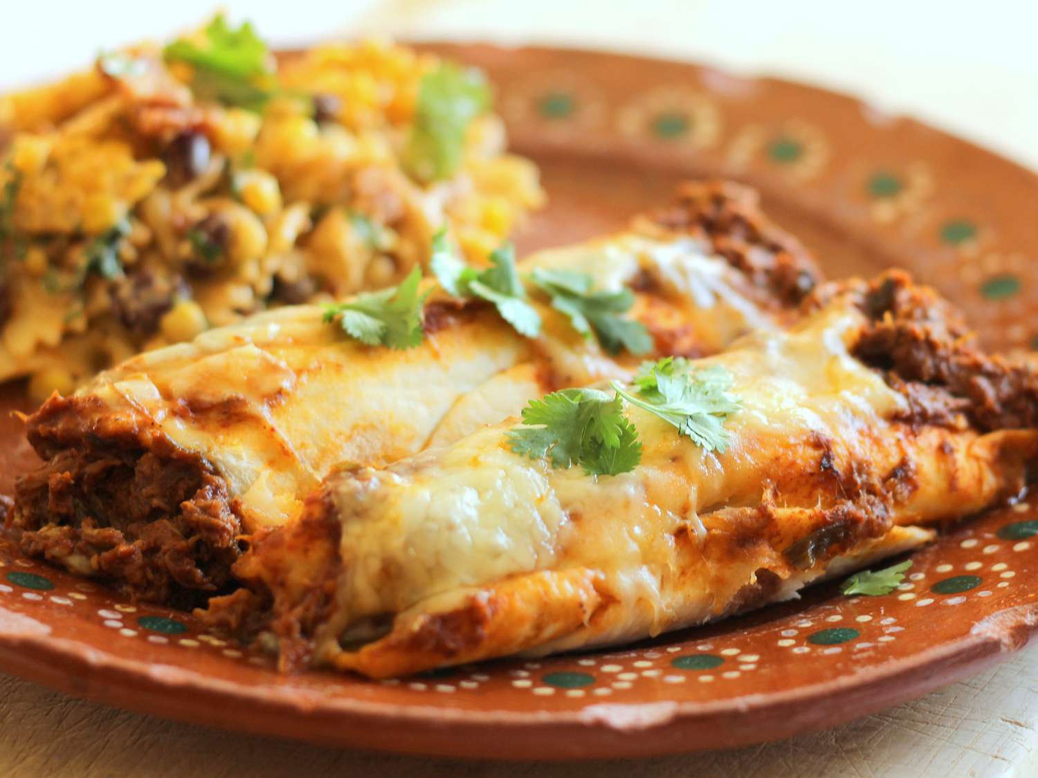 Chuck Carne Asada Enchiladas