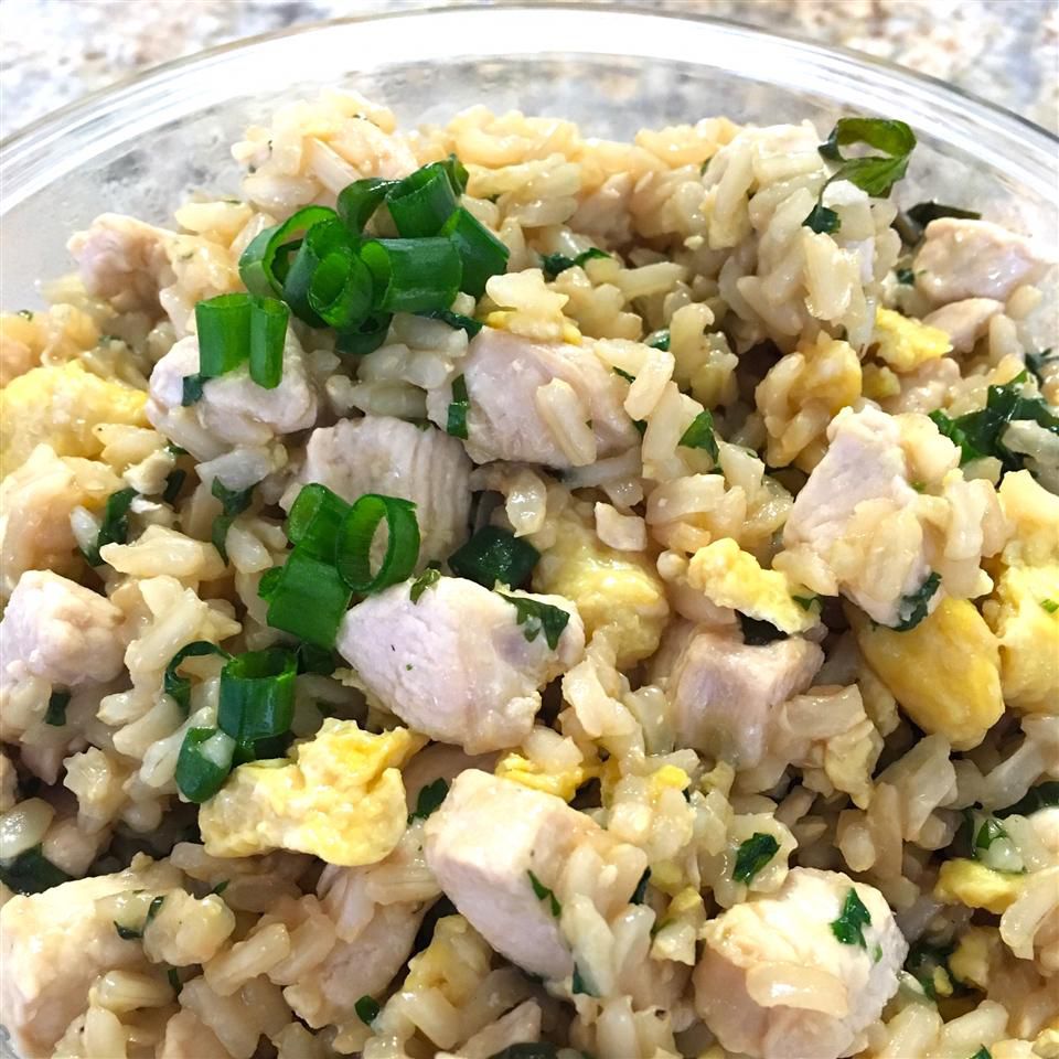 Cilantro Infused Fried Rice