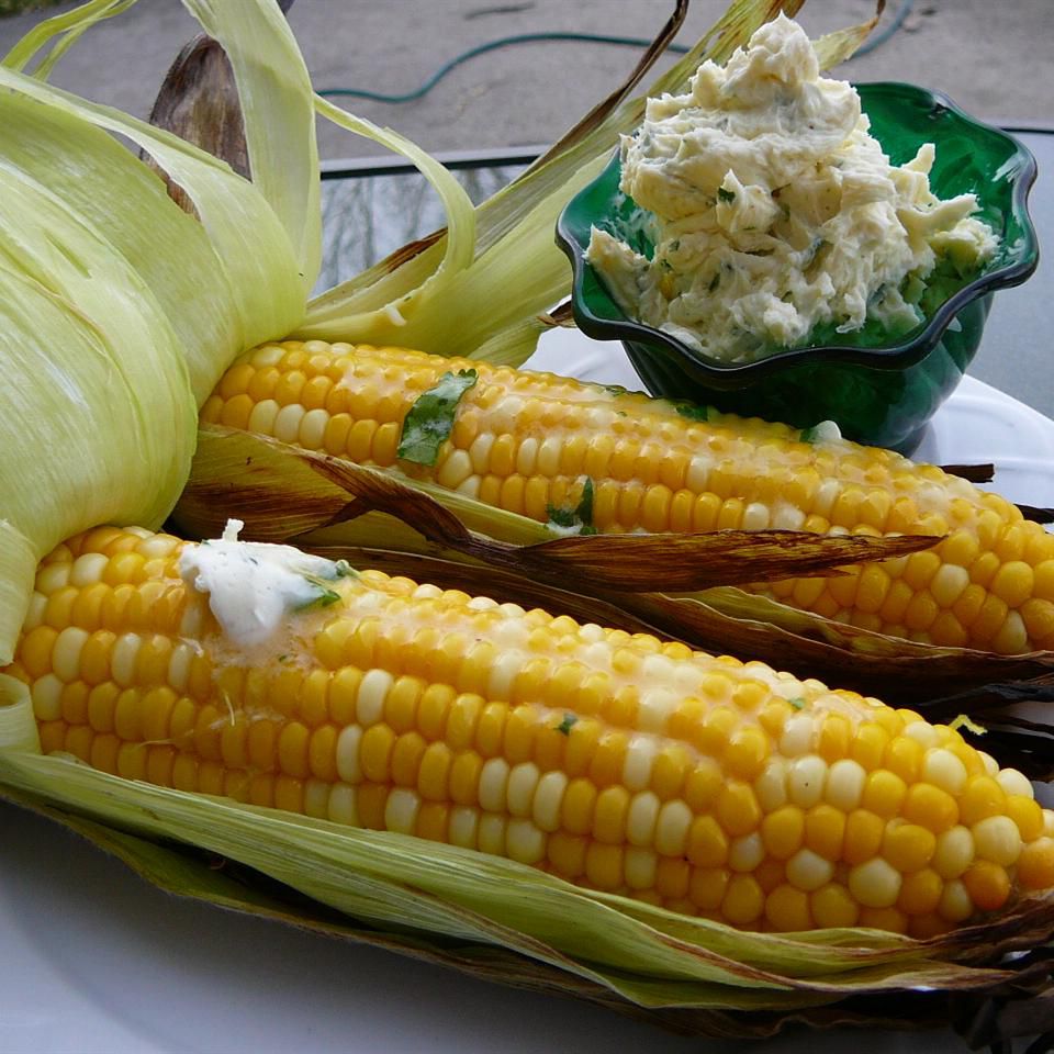 Cilantro Lime Grilled Corn