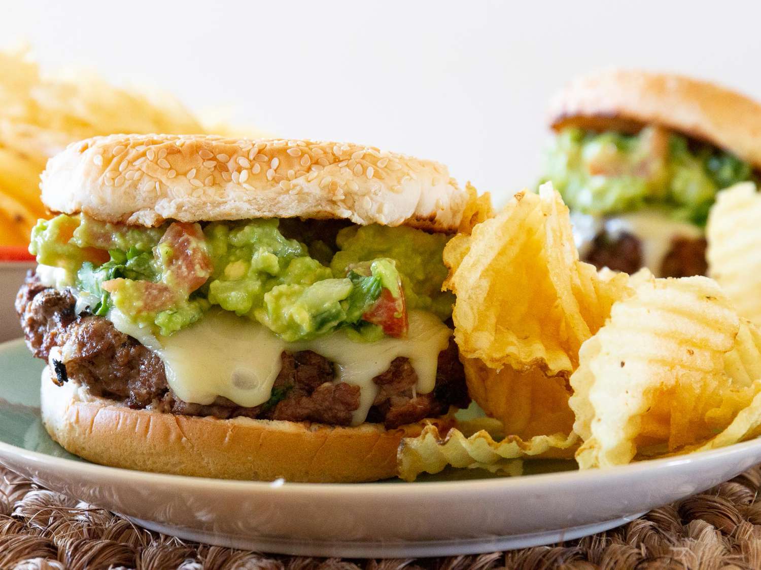 Cilantro Lime Guacamole Burger