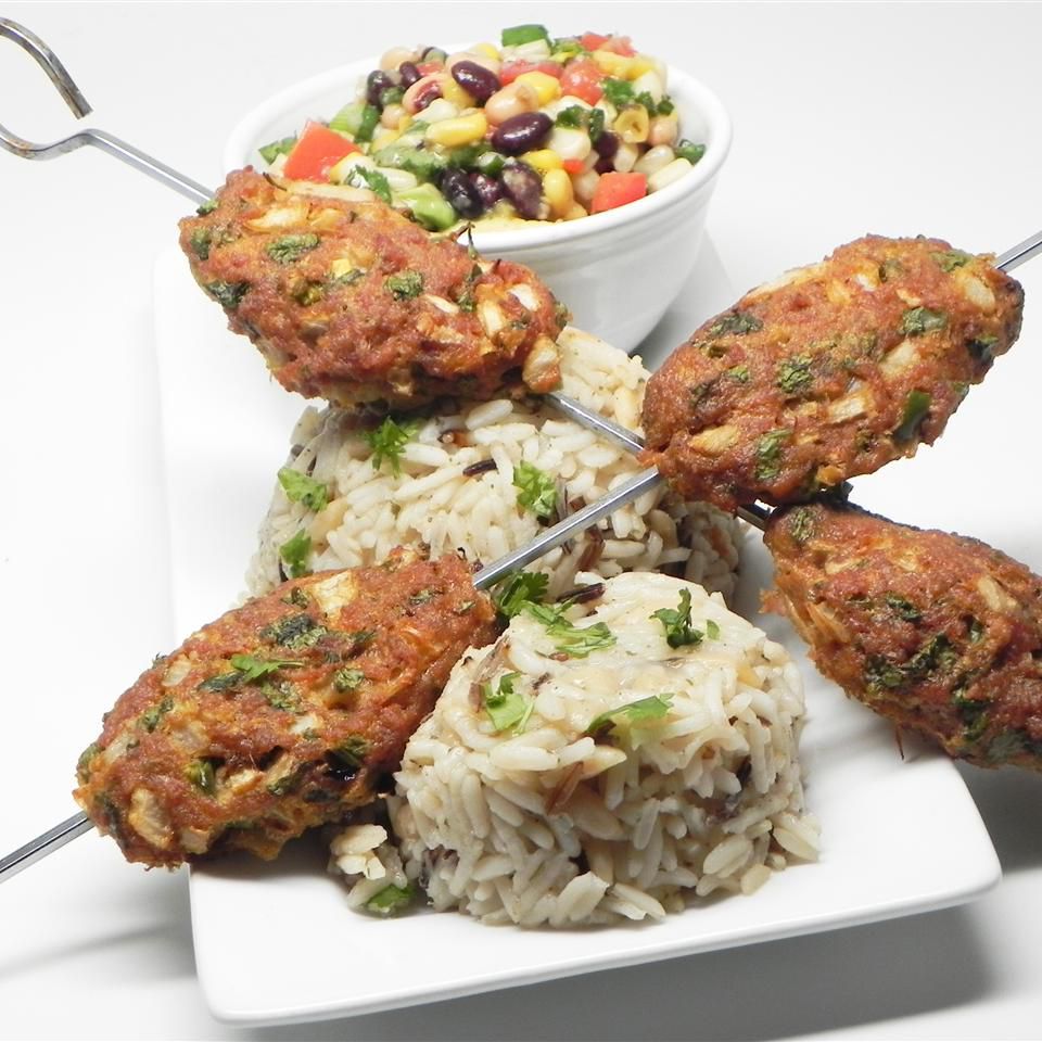 Cilantro-Spiced Turkey Kebabs