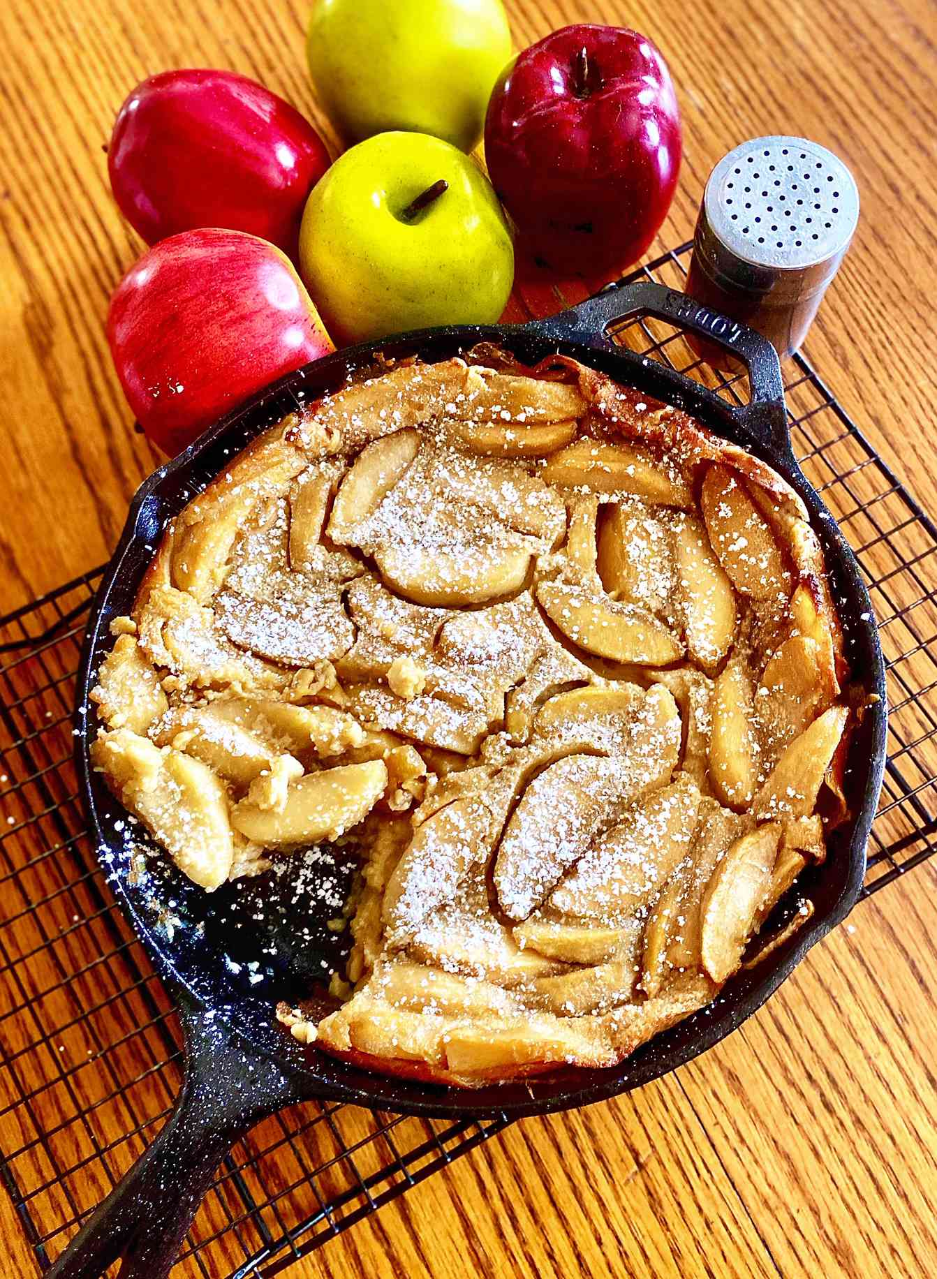 Cinnamon Apple Clafoutis