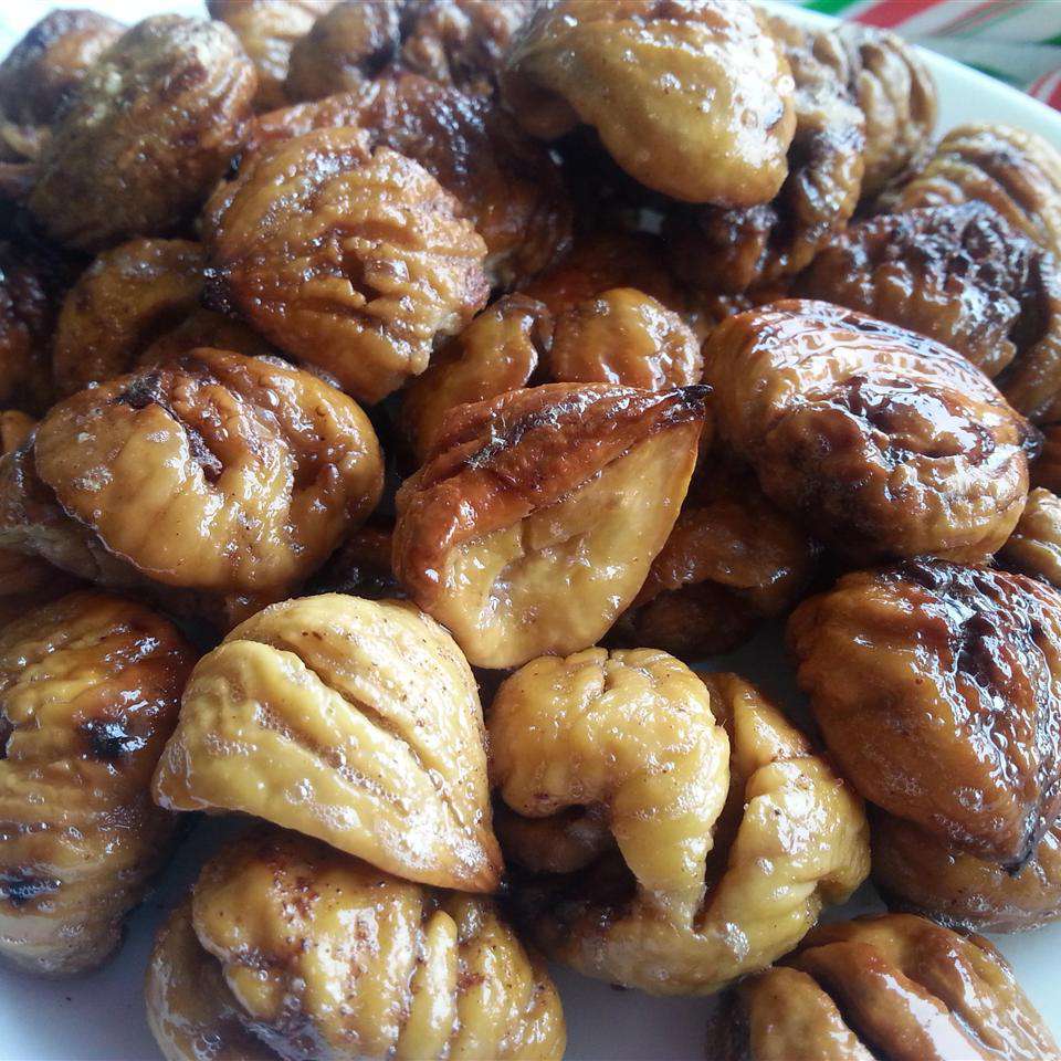 Cinnamon Butter Roasted Chestnuts