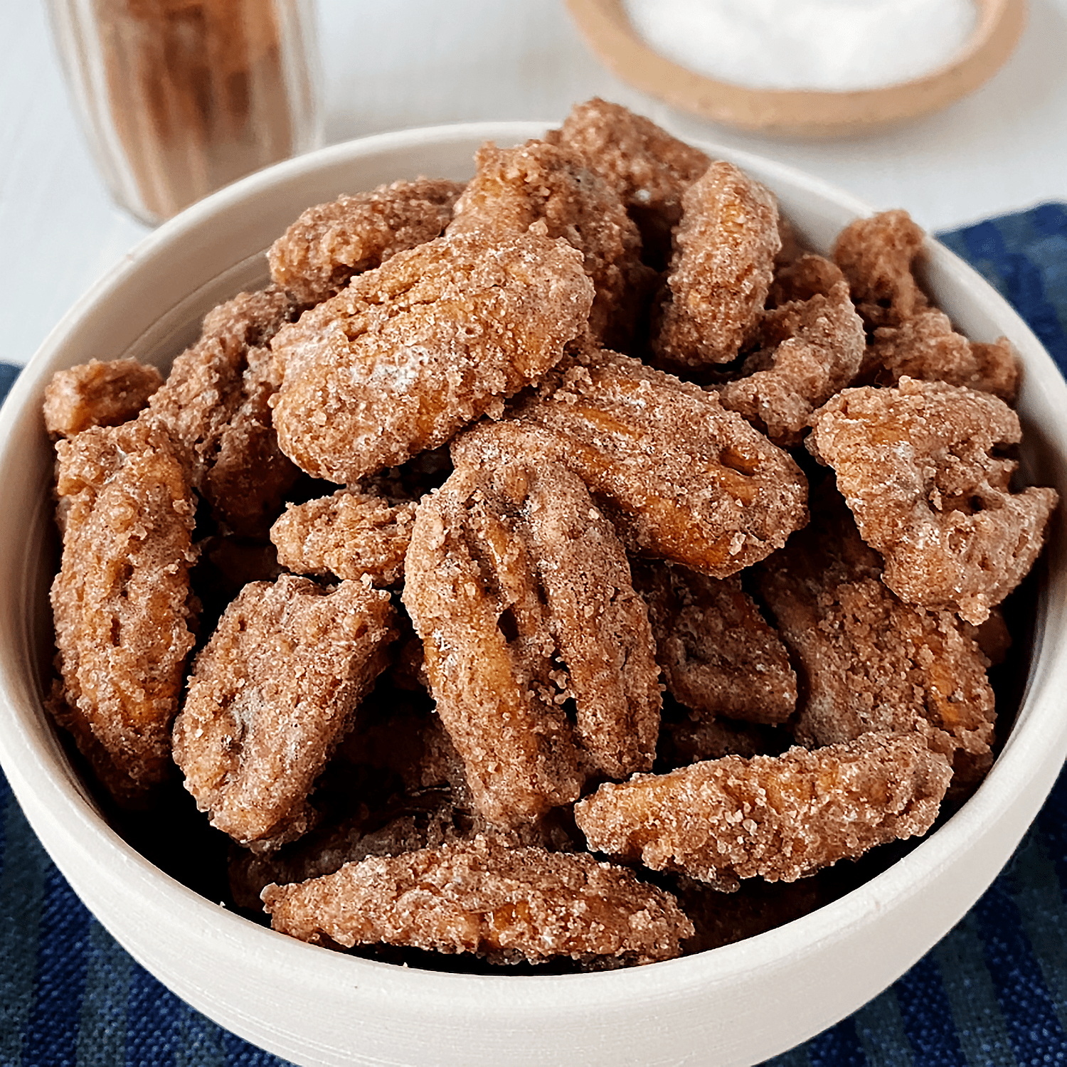 Cinnamon Candied Pecans