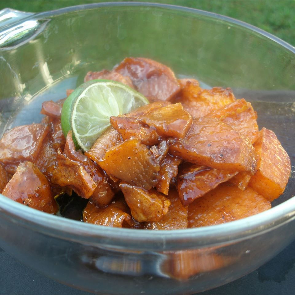 Cinnamon Glazed Sweet Potatoes